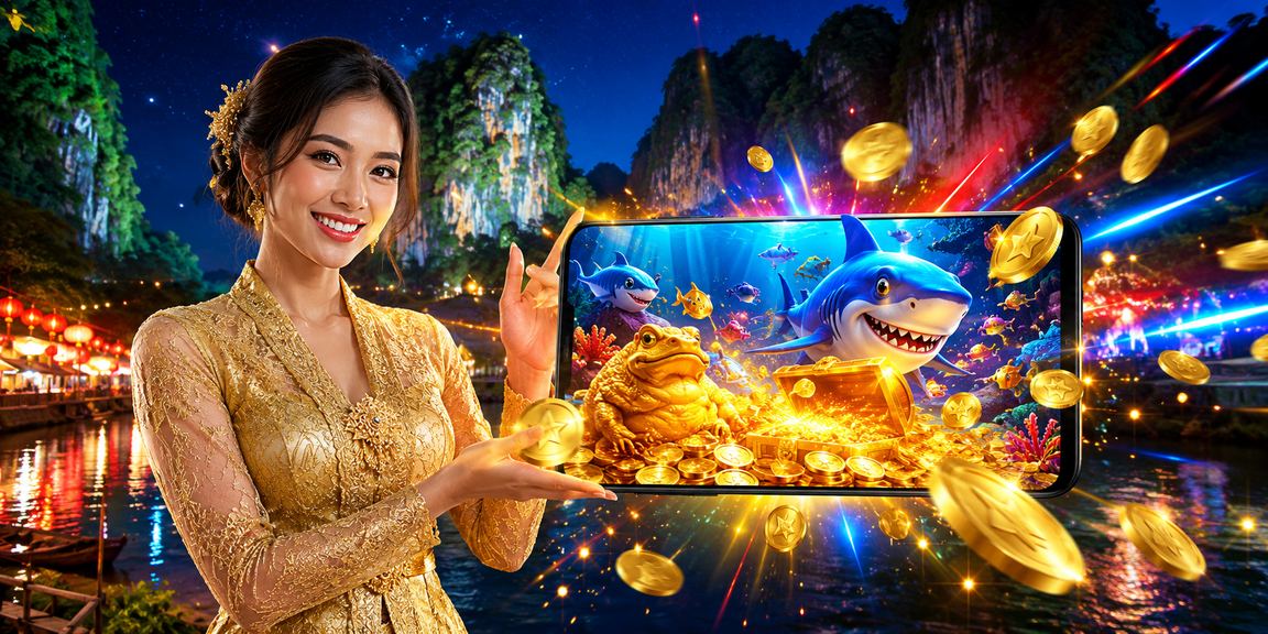 Permainan hiburan kasino q10 di Ipoh dengan tema Asia yang meriah dan antaramuka interaktif