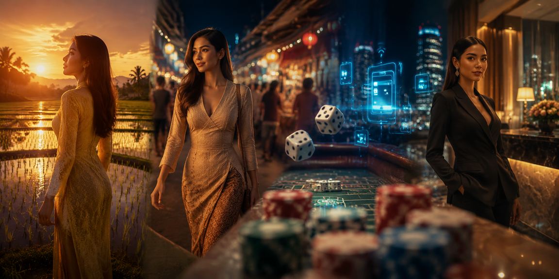 Permainan dadu Sic Bo di platform q10 dengan tema Malaysia dan antaramuka yang jelas